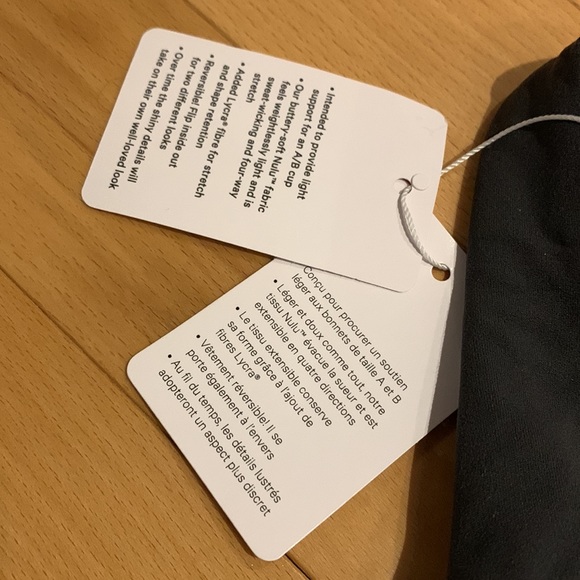 NWT Lululemon Align Bra Shine Light Support - A/B Cup - size 6 - Picture 9 of 16